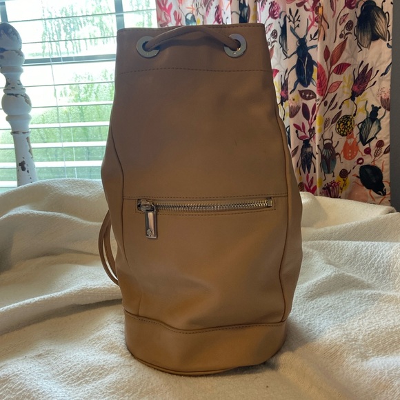 All leather Calvin Klein natural bag - Picture 1 of 8